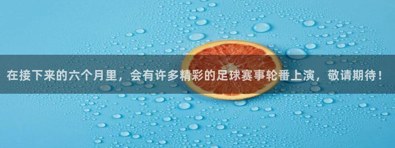 在接下来的六个月里，会有许多精彩的足