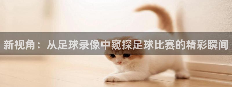  新视角：从足球录像中窥探足球比赛的精彩瞬间