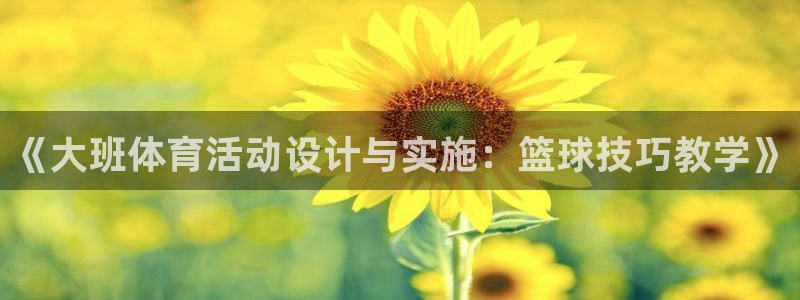 betway西汉姆：《大班体育活动设计与实施：篮球技巧教学》